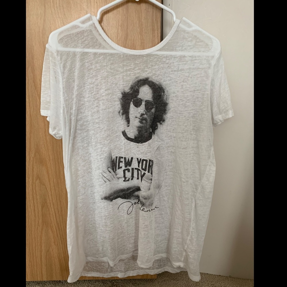 Cute oversized John Lennon T-shirt
